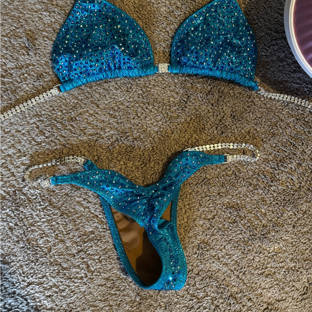 Sparkling Blue Bikini Set